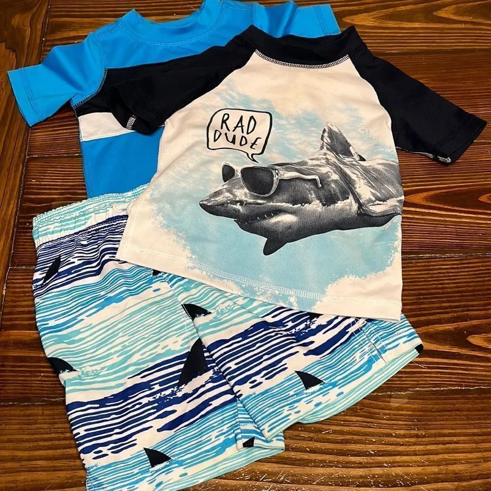 Childrens Place SPORT Boy’s Swimwear Bundle Size 2T